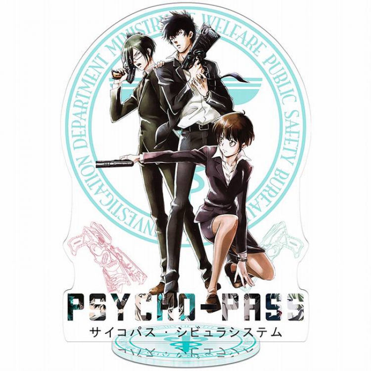 Psycho-Pass  T-2 Kougami Shin'ya and Tsunemori Akane Acrylic Standing Plates 20-22CM Style A