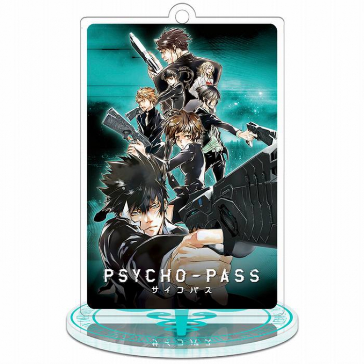 Psycho-Pass Kougami Shin'ya Rectangular Small Standing Plates acrylic keychain pendant 8-9CM Style E