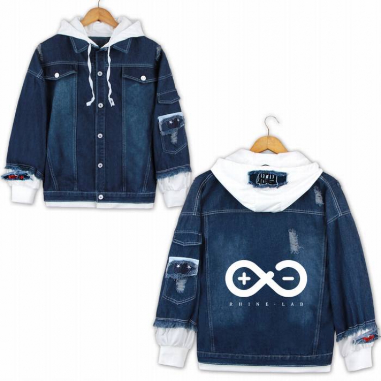 Arknights-10 Denim jacket coat Hoodie S M L XL 2XL 3XL