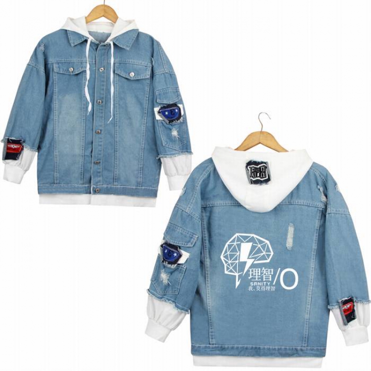 Arknights-17 Denim jacket coat Hoodie S M L XL 2XL 3XL