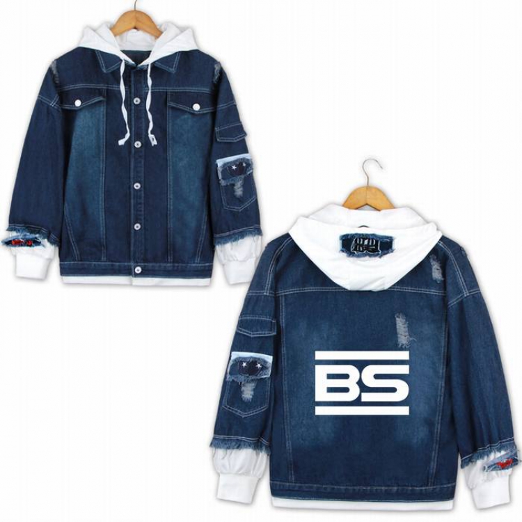 Arknights-2 Denim jacket coat Hoodie S M L XL 2XL 3XL