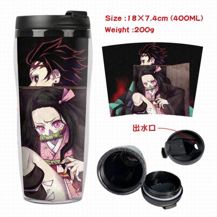 Demon Slayer Kimets-10A Starbucks Leakproof Insulation cup Kettle 7.4X18CM 400ML