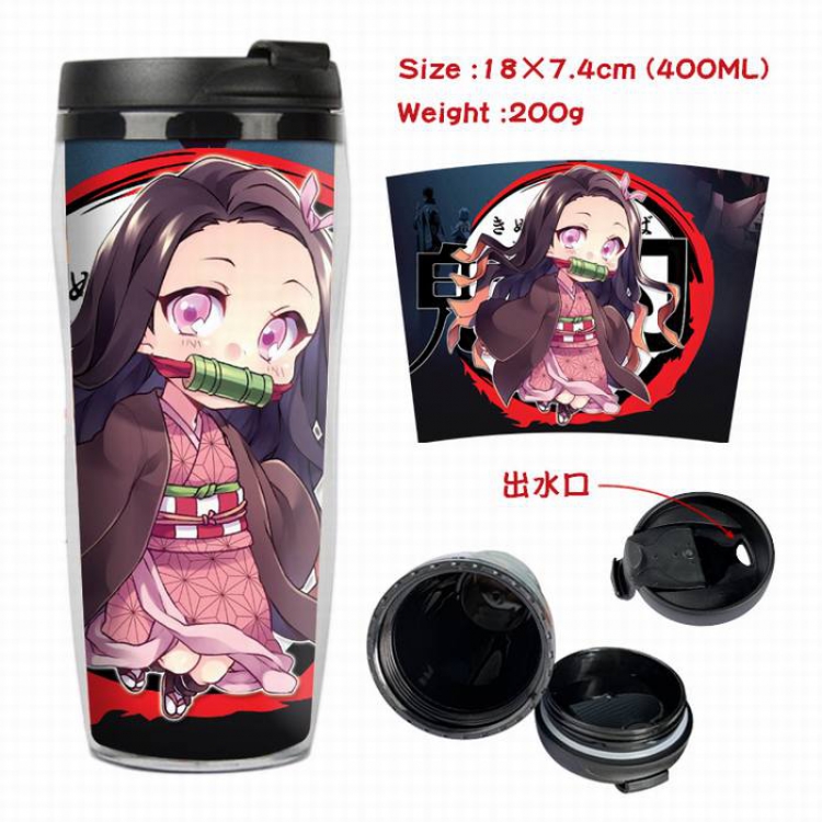 Demon Slayer Kimets-13A Starbucks Leakproof Insulation cup Kettle 7.4X18CM 400ML