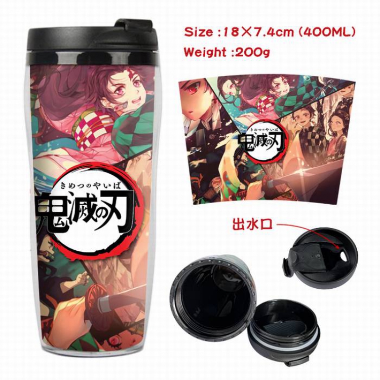 Demon Slayer Kimets-19A Starbucks Leakproof Insulation cup Kettle 7.4X18CM 400ML