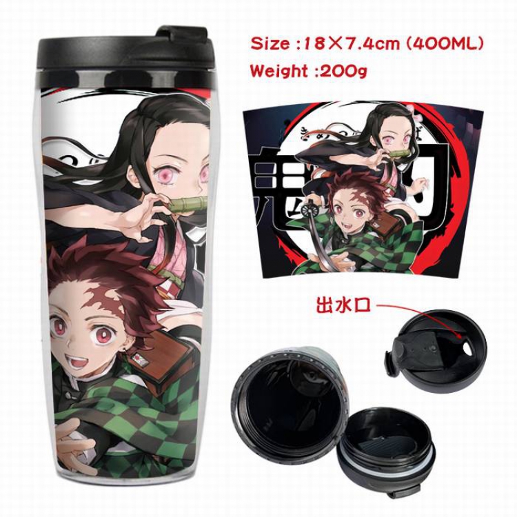Demon Slayer Kimets-16A Starbucks Leakproof Insulation cup Kettle 7.4X18CM 400ML