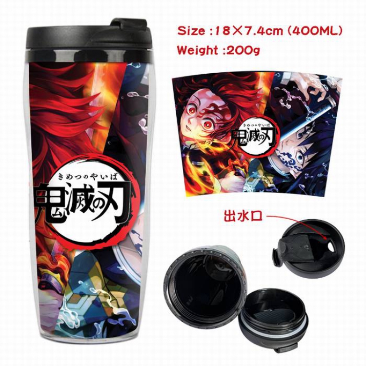 Demon Slayer Kimets-24A Starbucks Leakproof Insulation cup Kettle 7.4X18CM 400ML