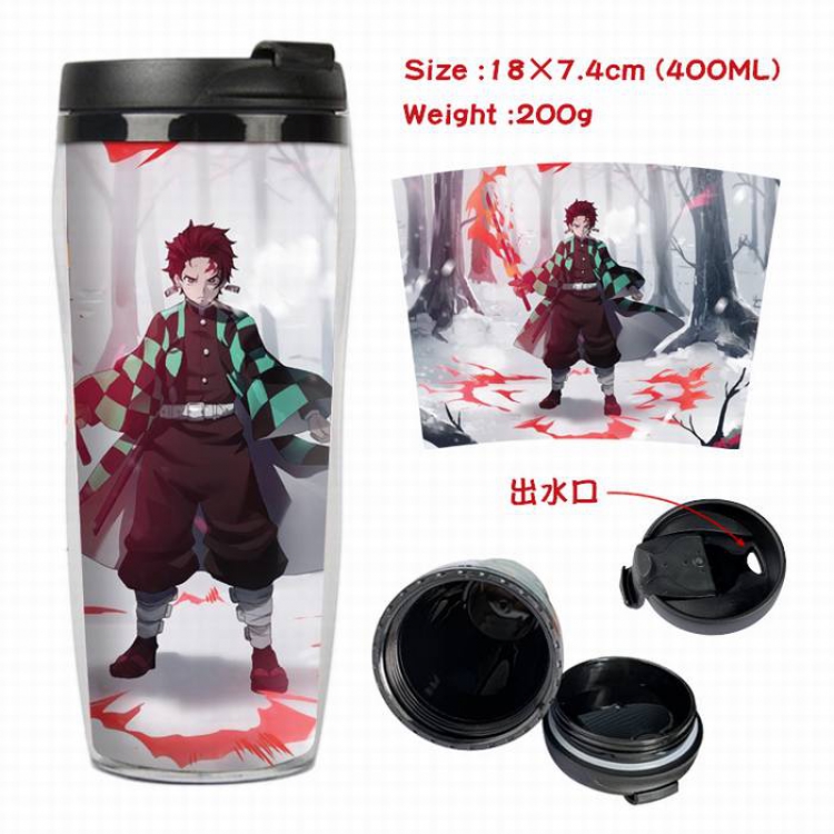 Demon Slayer Kimets-26A Starbucks Leakproof Insulation cup Kettle 7.4X18CM 400ML