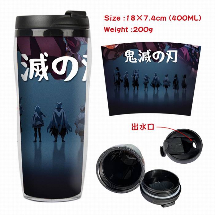 Demon Slayer Kimets-4A Starbucks Leakproof Insulation cup Kettle 7.4X18CM 400ML