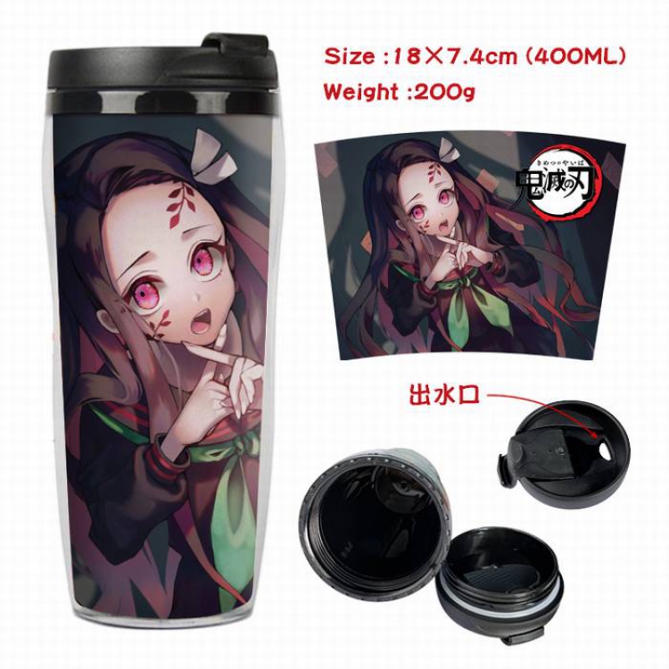 Demon Slayer Kimets-35A Starbucks Leakproof Insulation cup Kettle 7.4X18CM 400ML