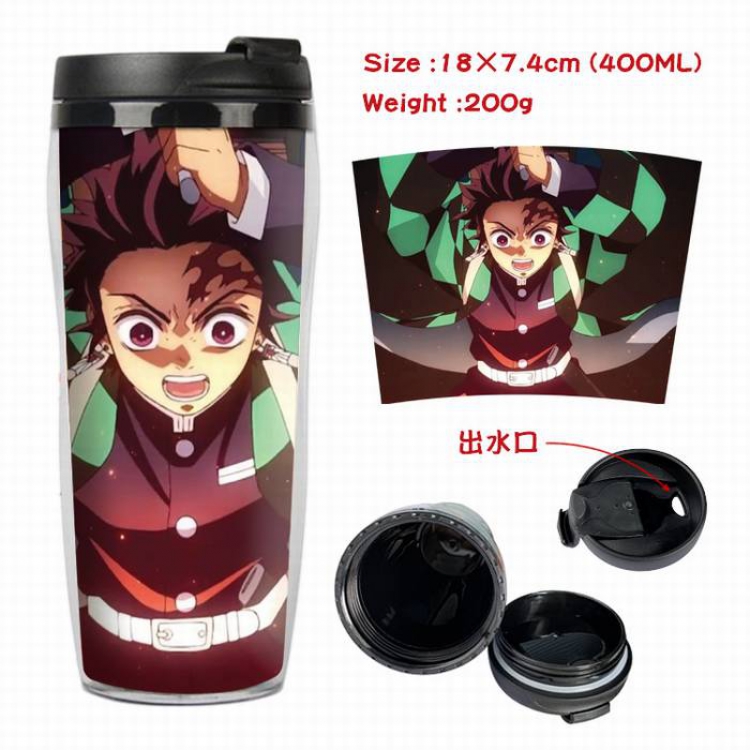 Demon Slayer Kimets-9A Starbucks Leakproof Insulation cup Kettle 7.4X18CM 400ML