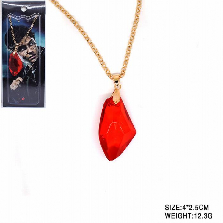 Harry Potter Red gem Necklace pendant