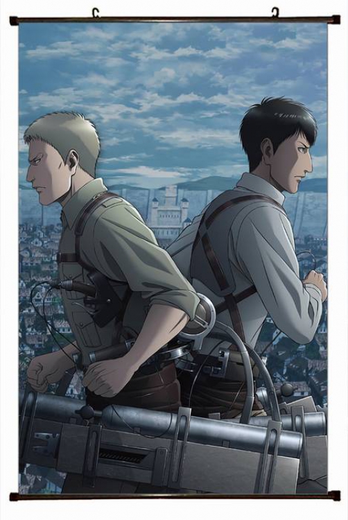 Attack on Titan Plastic pole cloth painting Wall Scroll 60X90CM preorder 3 days J12-142 NO FILLING