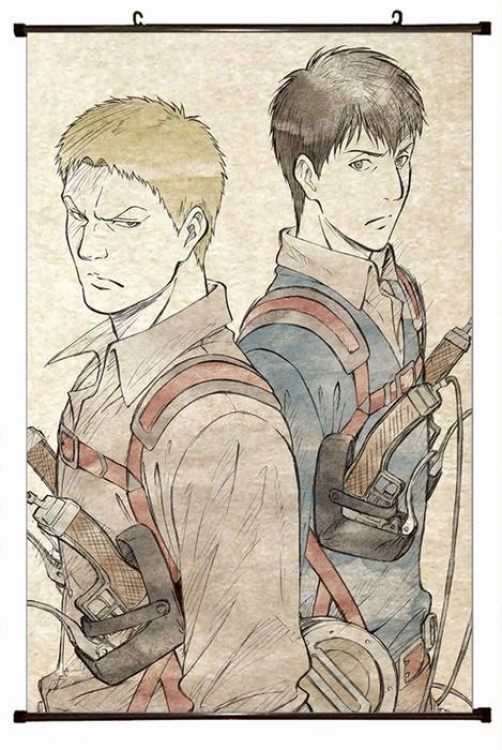 Attack on Titan Plastic pole cloth painting Wall Scroll 60X90CM preorder 3 days J12-138 NO FILLING