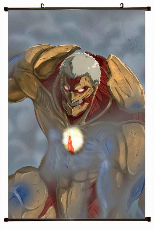 Attack on Titan Plastic pole cloth painting Wall Scroll 60X90CM preorder 3 days J12-160 NO FILLING