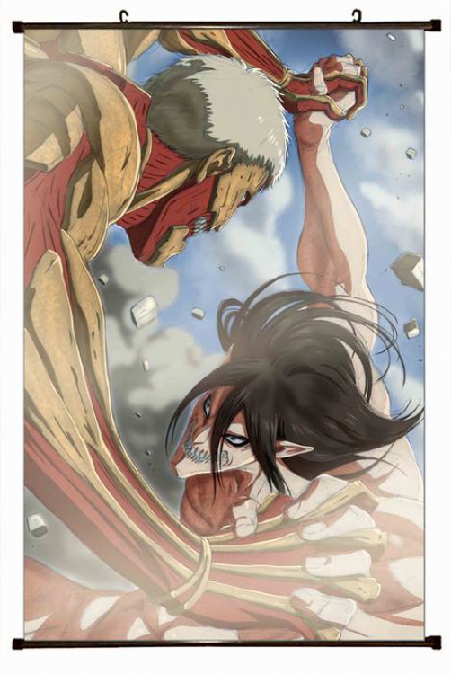 Attack on Titan Plastic pole cloth painting Wall Scroll 60X90CM preorder 3 days J12-162 NO FILLING