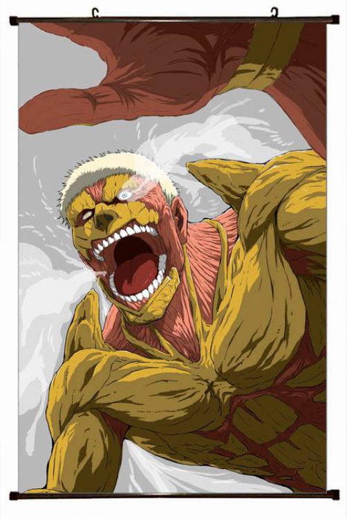 Attack on Titan Plastic pole cloth painting Wall Scroll 60X90CM preorder 3 days J12-161 NO FILLING