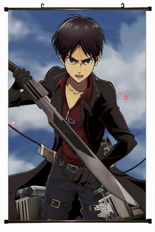 Attack on Titan Plastic pole cloth painting Wall Scroll 60X90CM preorder 3 days J12-172 NO FILLING