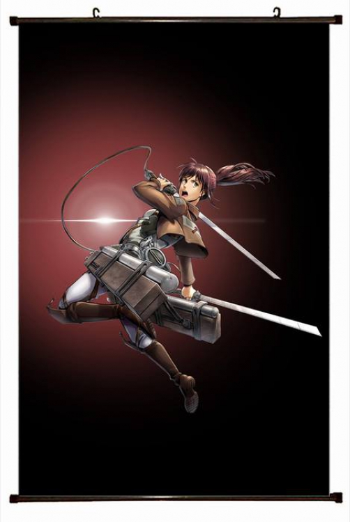 Attack on Titan Plastic pole cloth painting Wall Scroll 60X90CM preorder 3 days J12-169 NO FILLING