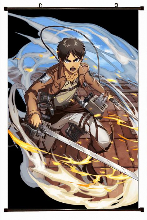 Attack on Titan Plastic pole cloth painting Wall Scroll 60X90CM preorder 3 days J12-171 NO FILLING