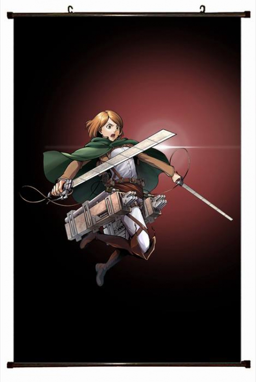 Attack on Titan Plastic pole cloth painting Wall Scroll 60X90CM preorder 3 days J12-186 NO FILLING