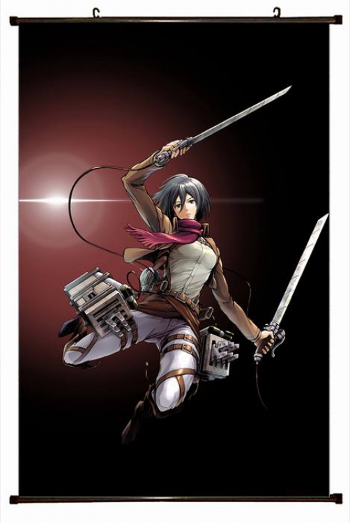Attack on Titan Plastic pole cloth painting Wall Scroll 60X90CM preorder 3 days J12-185 NO FILLING