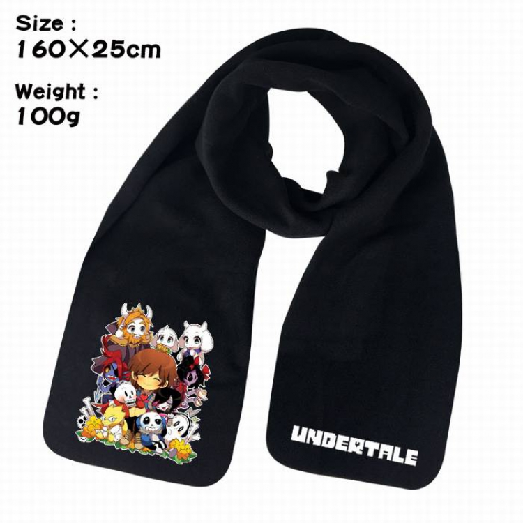 Undertable-15A Anime fleece scarf bib 160X25CM 100G