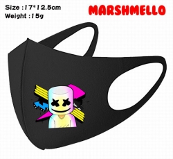 Marshmello-3A Black Anime colo...