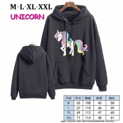 Unicorn-11 Black Printed hoode...