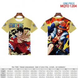 One Piece full color short sle...