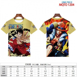 One Piece full color short sle...
