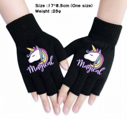 Unicorn-1A Black Anime knitted...