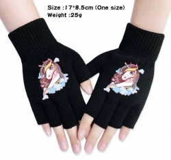 Unicorn-2A Black Anime knitted...