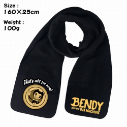 Bendy-3A Anime fleece scarf bi...