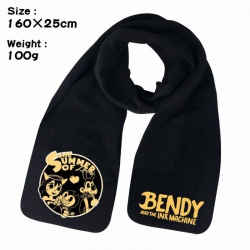 Bendy-4A Anime fleece scarf bi...