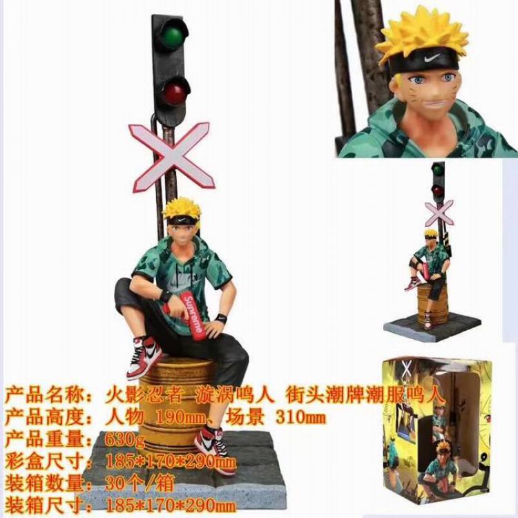 Naruto Uzumaki Naruto Boxed Figure Decoration Model 190MM 630G