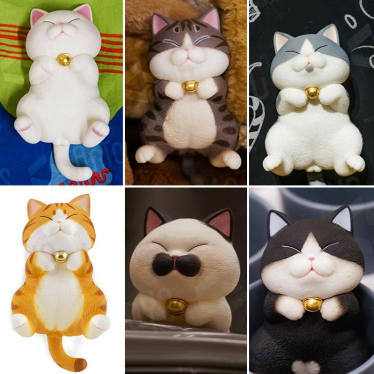 Siesta time Cat bell Blind box Boxed Figure Decoration Model 13CM a box of 9