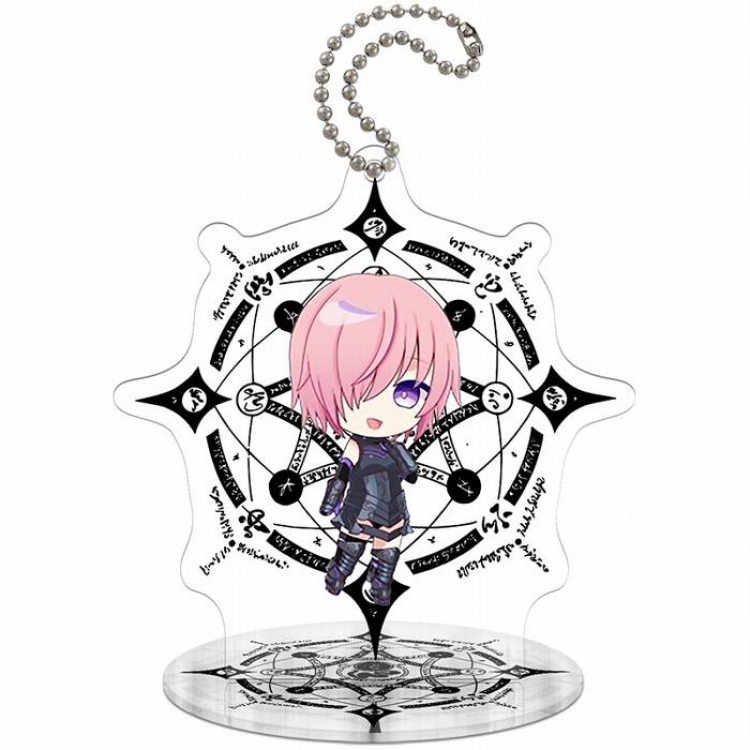 Fate Grand Order-6 Q version soma Small Standing Plates Acrylic keychain pendant 8-9CM
