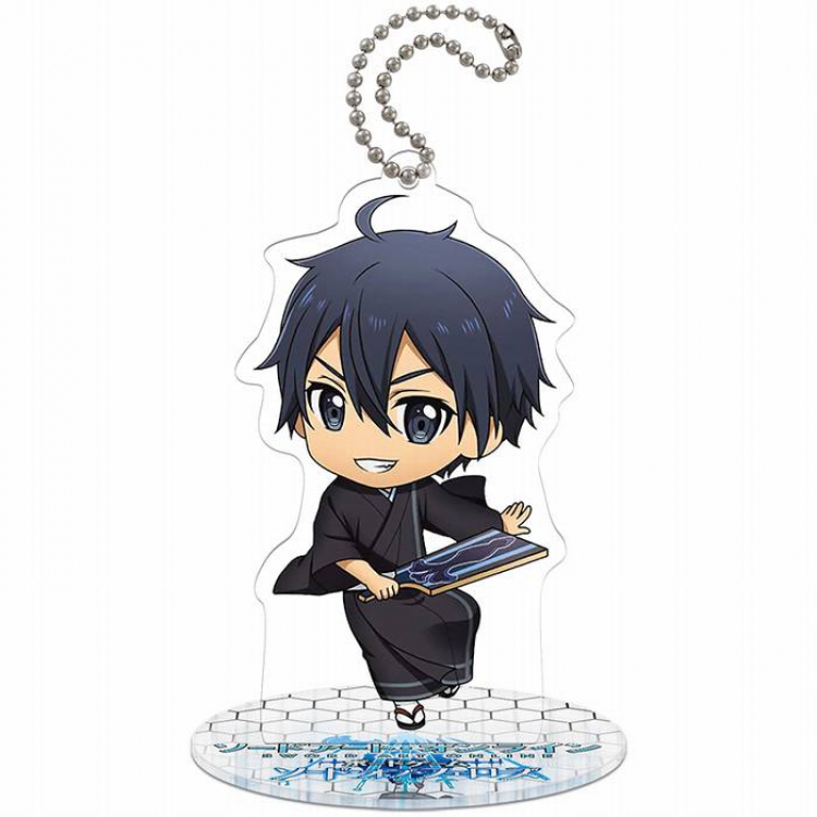 Sword Art Online-4 Q version soma Small Standing Plates Acrylic keychain pendant 8-9CM