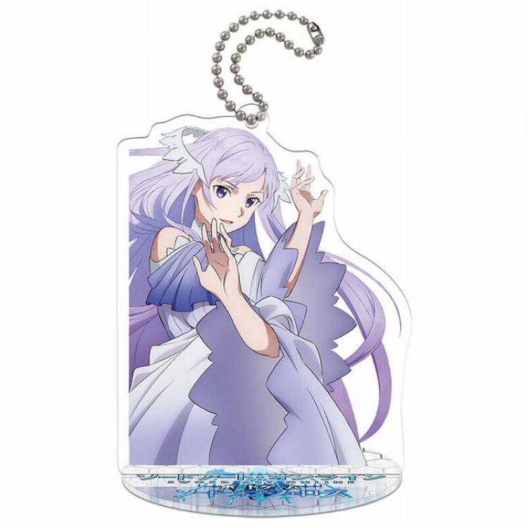 Sword Art Online Administrator Q version soma Small Standing Plates Acrylic keychain pendant 8-9CM