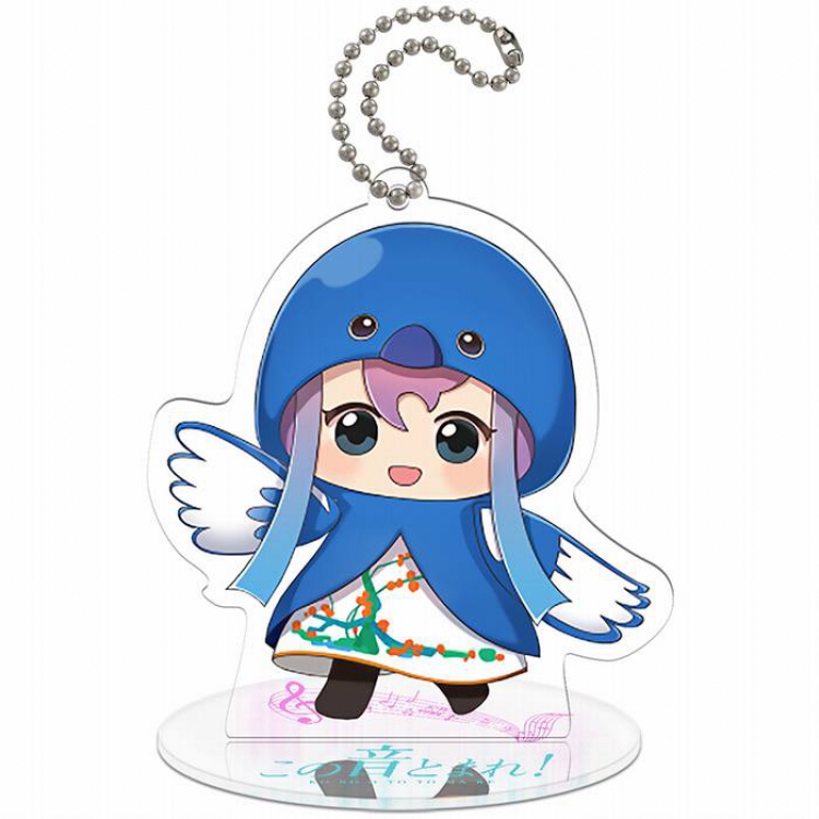 Jump Square-1 Q version soma Small Standing Plates Acrylic keychain pendant 8-9CM