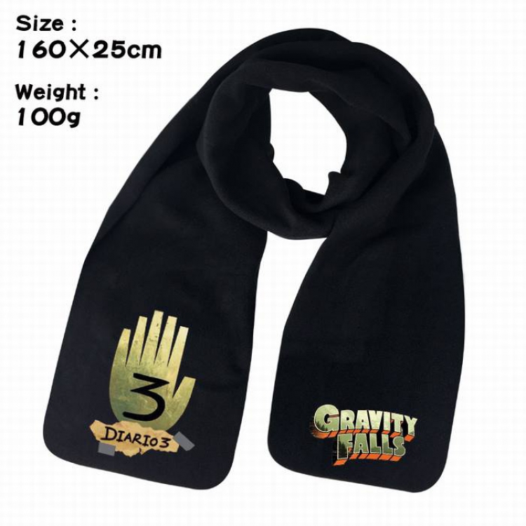 Gravity Falls-4A Anime fleece scarf bib 160X25CM 100G