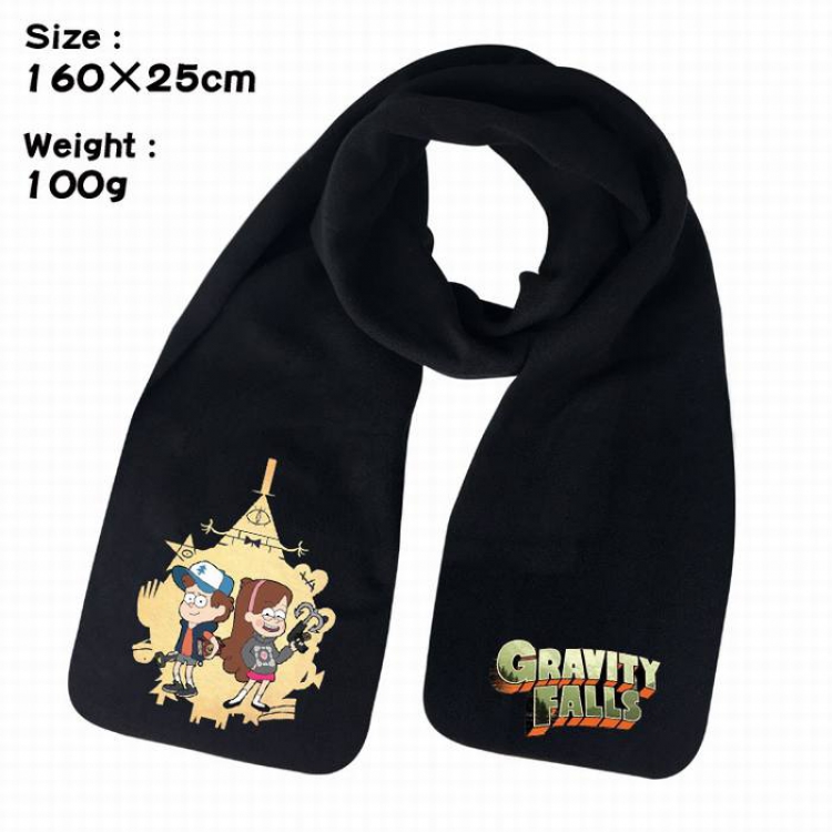 Gravity Falls-5A Anime fleece scarf bib 160X25CM 100G