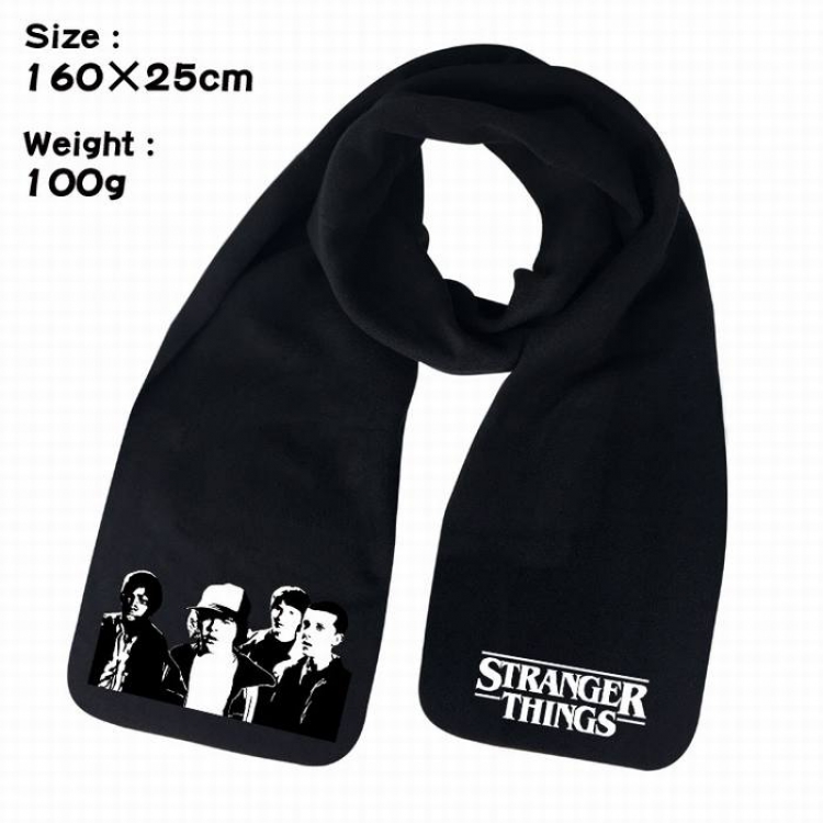 Stranger Things-10A Anime fleece scarf bib 160X25CM 100G