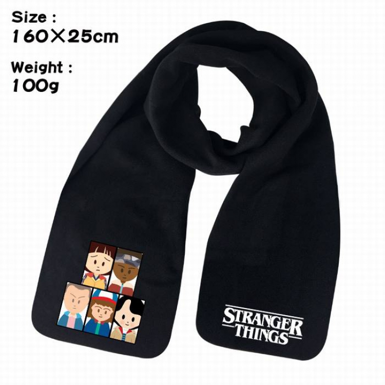 Stranger Things-12A Anime fleece scarf bib 160X25CM 100G