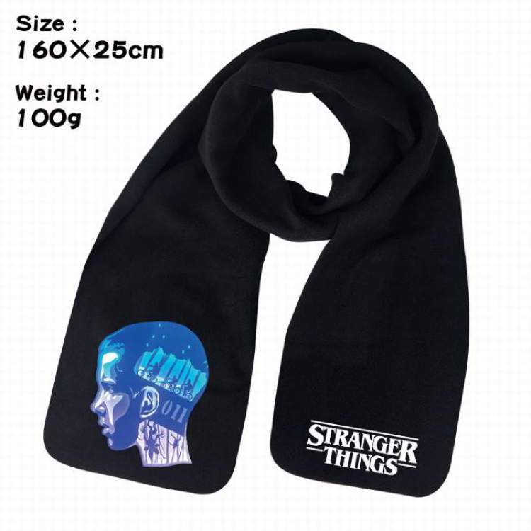 Stranger Things-3A Anime fleece scarf bib 160X25CM 100G
