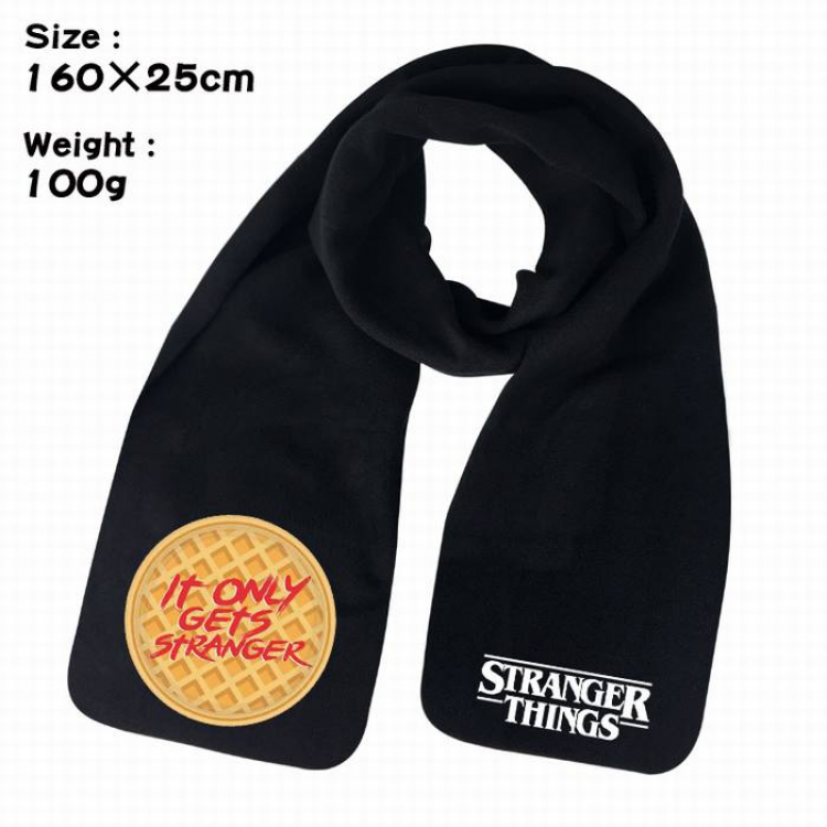 Stranger Things-4A Anime fleece scarf bib 160X25CM 100G