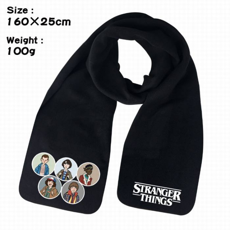 Stranger Things-6A Anime fleece scarf bib 160X25CM 100G