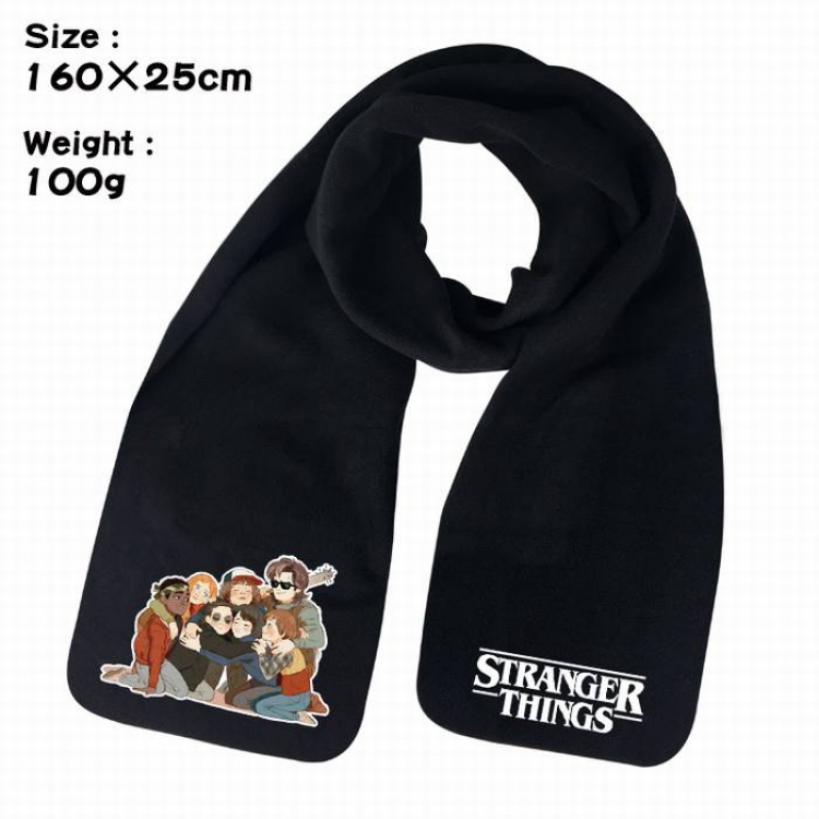 Stranger Things-7A Anime fleece scarf bib 160X25CM 100G