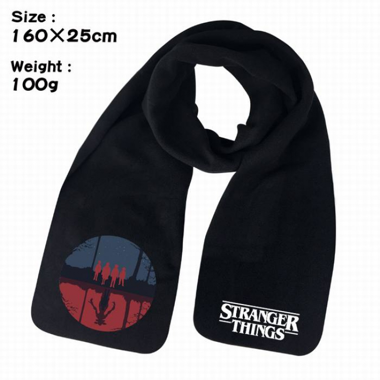 Stranger Things-8A Anime fleece scarf bib 160X25CM 100G