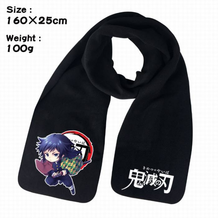 Demon Slayer Kimets-2A Anime fleece scarf bib 160X25CM 100G